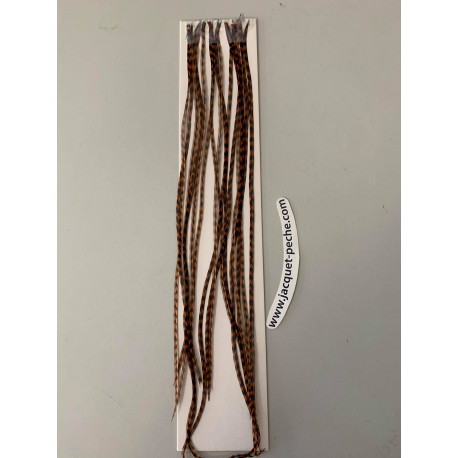 American genetic dry fly saddle pack grizzly brown