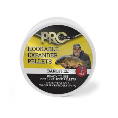 SONUBAITS Banoffe Drying Pellets - 6mm - 100Gr Jar