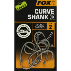 Hameçons FOX Armapoint curve shank X - taille 1