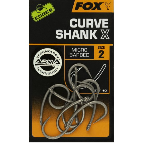 Hameçons FOX Armapoint curve shank X - taille 1
