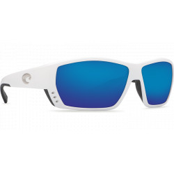 Lunettes COSTA Tuna alley White 580G Blue mirror
