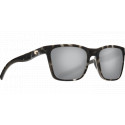 Lunettes COSTA Panga Matte Tortoise 580P Gray silver mirror