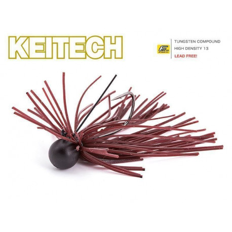 Rubber jig KEITECH Mono spin jig 2.6gr Cola