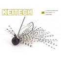 Rubber jig KEITECH Mono spin 2.6gr Silver tiger
