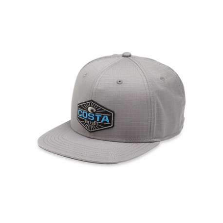 Casquette COSTA Neptune Ripstop Flat Brim Gray