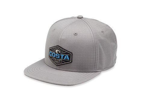 Cap COSTA Neptune Ripstop Flat Brim Gray