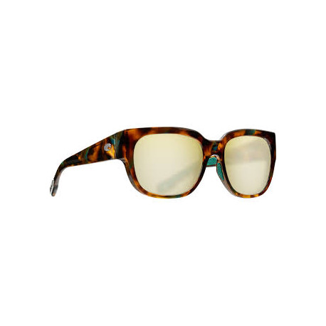 Lunettes COSTA Waterwoman Shiny Tortoise 580G Silver sunrise mirror