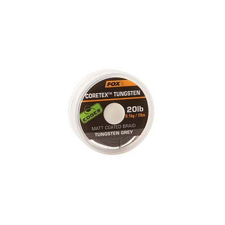 FOX Edges Coretex Tungsten coated braid  Tungsten Grey  20m  20Lbs