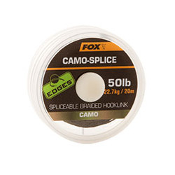 Bas de ligne en tresse FOX Camo-Splice Spliceable Braided Hooklink 20m 50Lbs