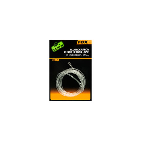 Tête de ligne Fluorocarbon FOX Fused Leader 115cm 30Lb