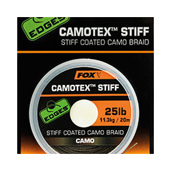 FOX Camotex Stiff Coated Camo Braid 20Lb/9.1Kg - 20M - Camo