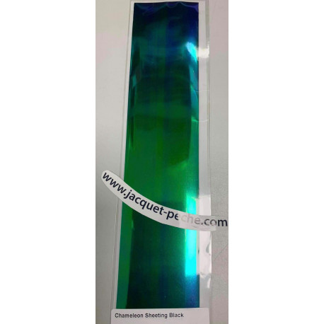 Chameleon Sheeting FLY SCENE Green Black