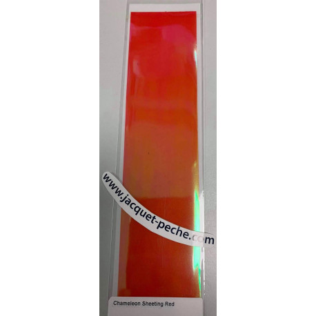 Chameleon Sheeting FLY SCENE Red