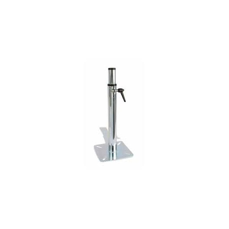 Steel telescopic seat stand with square base AMIAUD