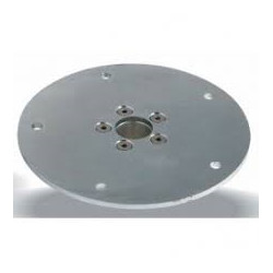 Platine basse ronde acier pour siège AMIAUD