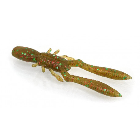 Leurre MEGABASS Bottle shrimp 2.4inch Kasumi green flake