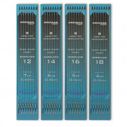 Bottom Line DRENNAN Wide Gape Carp Barbless n°18 4Lbs 2