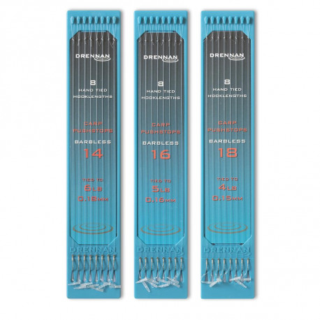 Low Line DRENNAN Carp Pushstop Barbless n°18 4Lbs