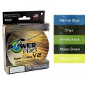 Braid POWER PRO Super 8 slick V2 135m Hi-Vis Aqua 0.13mm 8kg