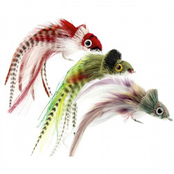 Mouche à brochet Whitlock's Rouge blach H3/0 14cm 2