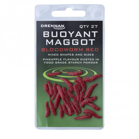 DRENANN Buoyant Maggot Bloodworm red