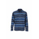 SIMMS Gallatin Flannel Shirt Rich Blue Stripe Size M