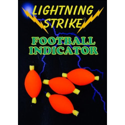 Lightning strike Pink football indicator dispenser Small