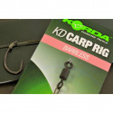 KORDA KD Carp rig 9.1kg avec Kurv shank n°8