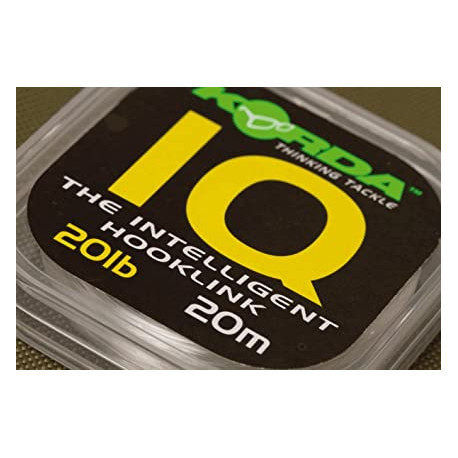 Fluorocarbon KORDA Iq intelligenct hooklink 20 lb - 20m