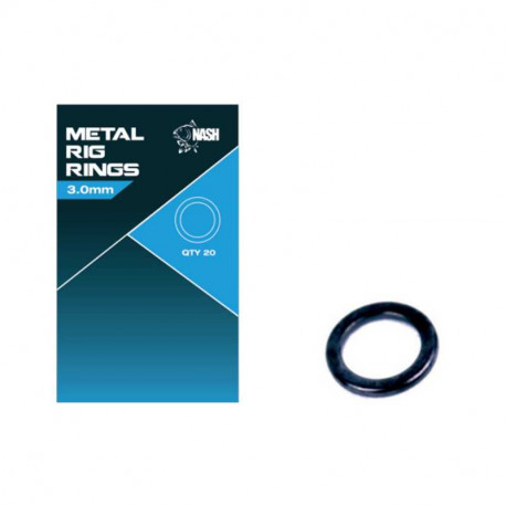 Anneaux Metal NASH Rig Rings 2.5mm