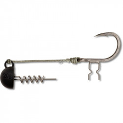 Assembly BLACK CAT Shad claw rig 30gr