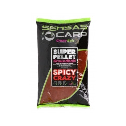 Super Pellet Groundbait SENSAS Spicy Crazy 1 kg