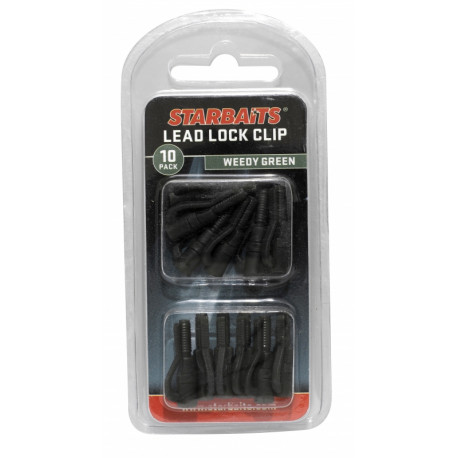 Clip Plombs Lead Lock STARBAITS 10pcs Marron