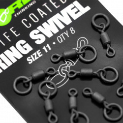 Emerillons KORDA PTFE Ring swivel n°11 (8 pièces)
