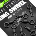 Emerillons KORDA PTFE Ring swivel n°8 (8 pièces)
