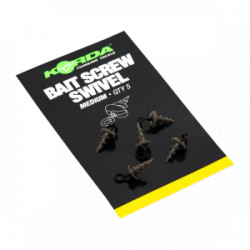 KORDA Micro Ring Swivel Bait Screw Medium (5 pcs) 2