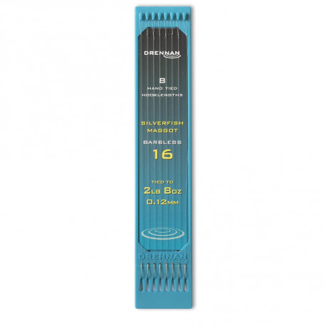 Bottom Line DRENNAN Silverfish Maggot Barbless n°18 2Lbs