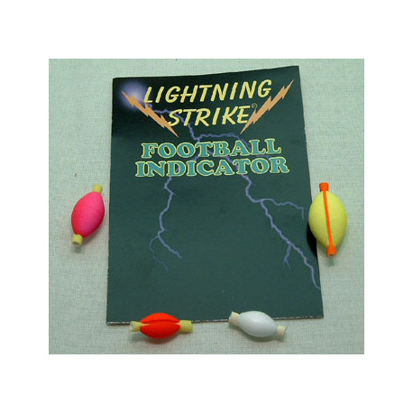 Lightning strike football indicator Fluo Yellow Small