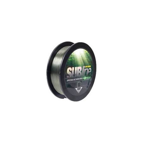 Nylon KORDA Subline 1000m Green 0.43mm 20Lbs