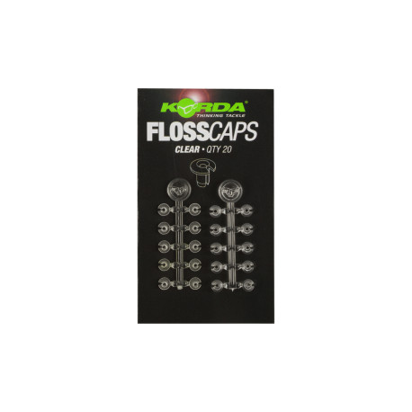 Floss Caps KORDA Clear  Qté: 20