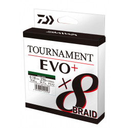 Tresse DAIWA Tournament 8 braid EVO + Chartreuse 0.08mm 135m 4.9kg