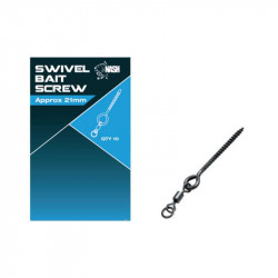 Vis sur micro émerillon à anneau NASH Swivel bait screw 8mm