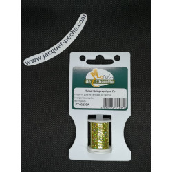 Holographic tinsel De Charette Gold