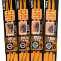 Bas de ligne FOX Curve short rigs Brown n°4 25Lbs