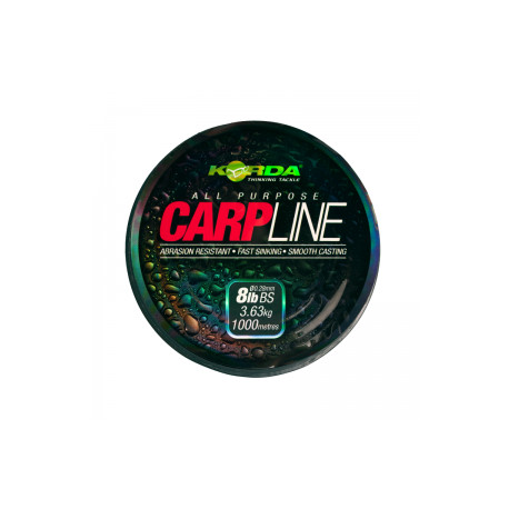 Nylon KORDA CARPLINE 1000m 0.30mm 10Lbs