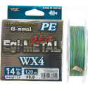 Tresse YGK WX4 Eggi-metal PE0.4 8Lb