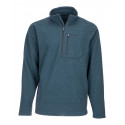Pull SIMMS Rivershed Quarter Zip Dark Moon  T. S