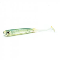 Leurre TIEMCO PDL Super shad tail 4inch Pearl live ayu