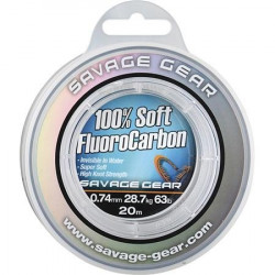 SAVAGE GEAR 100% Soft fluorocarbone 0.92mm 15m