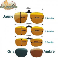 Clip relevable JMC F2 Polarflite Ambre